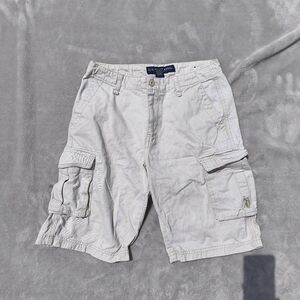Boys cargo khaki shorts size 12